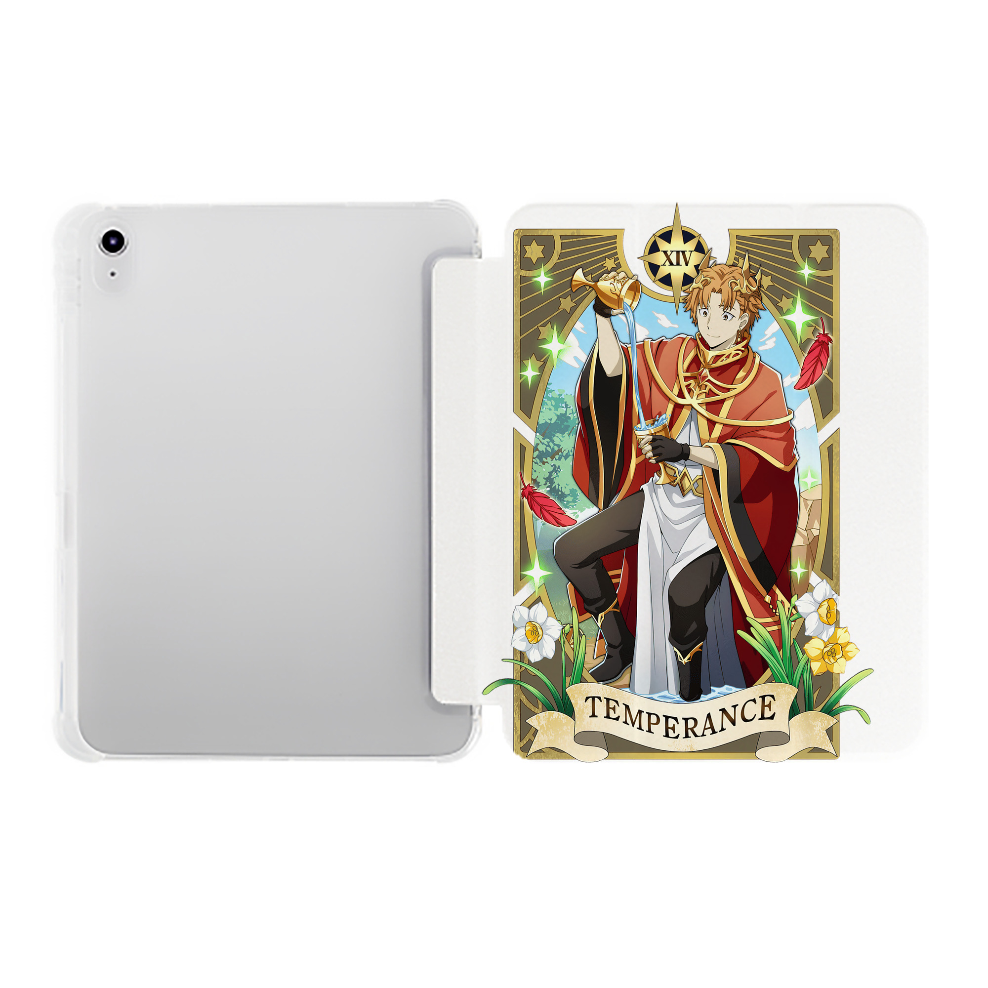 （画像用） 文豪ストレイドッグス Bungo Stray Dogs IPad ケース ペン収納付き 三つ折りスタンド PUレザー×シリコン 対応機種9.5/10.5/10.9インチ